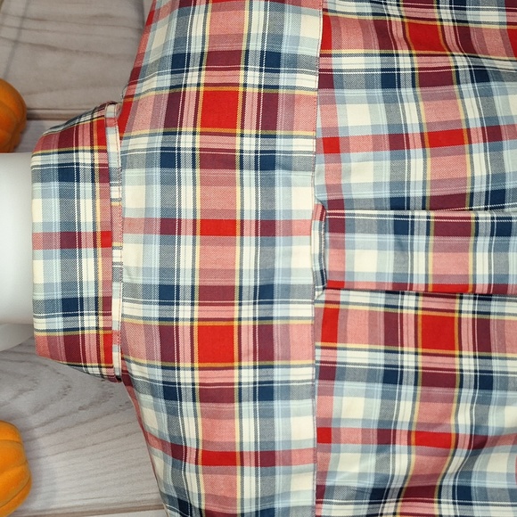 Cabela’s Mens Red Blue Plaid Outfitter Series Shirt M Med Lk New - Picture 5 of 8